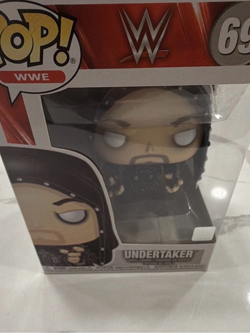 Funko Pop! WWE Undertaker Vinyl Figure #69 2019 Original Unopened Box - Picture 7 of 8